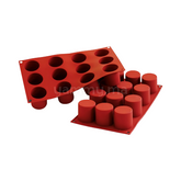 Moule Silicone 12 Cylindres "SF098" - Silikomart